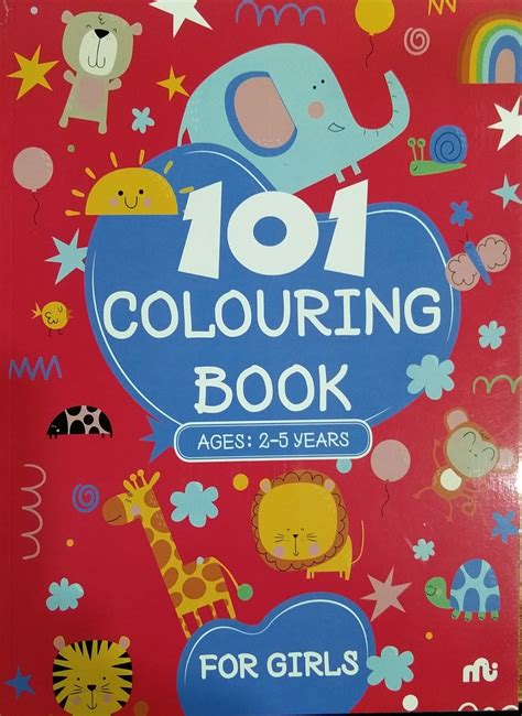 101 Colouring Book for Girls | Children Book | Moon Stone | Rupa ...