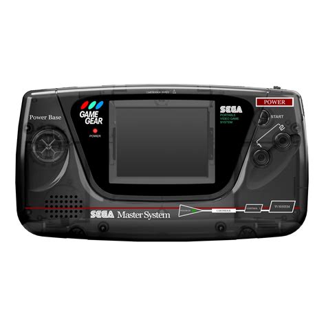 Sega Game Gear Console: Prestige Edition (Master System Clear Black)