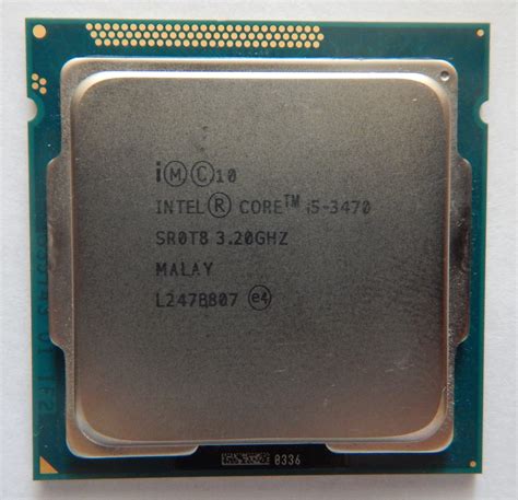 Original Intel Core I5 3470 3.2GHz CPU 6M LGA1155 77W I5 3470 desktop ...