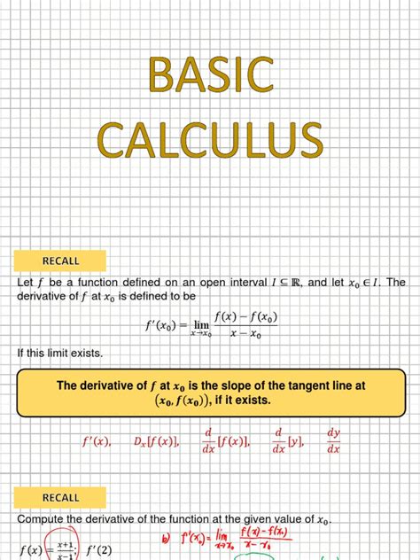 Basic Calculus Course 的图像结果