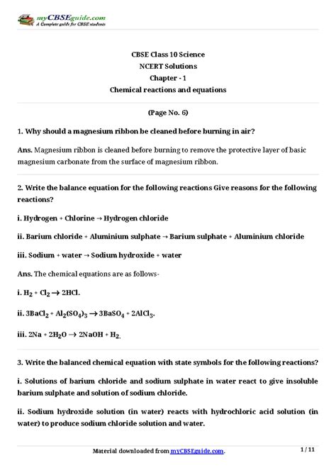 Image result for Class 10 Science NCERT Ch. 1 Intext Questions