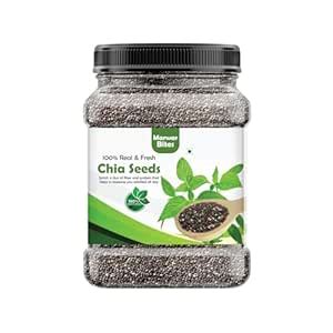 MarwarBites Premium Chia Seeds 1KG | Raw Unroasted & Cleaned | Natural ...
