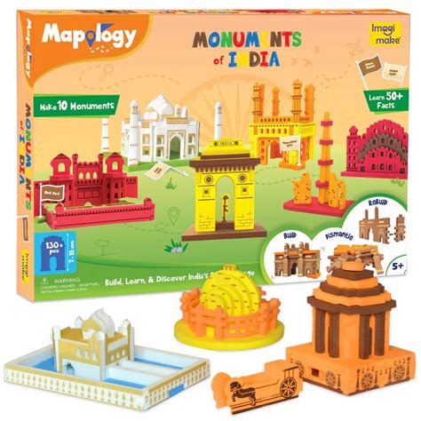 Imagimake Monuments of India Set | Educational Toy for Kids 5+ – archati