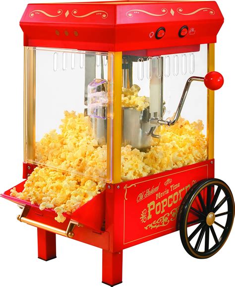 Amazon.com: Nostalgia Maker 12 Cups Hot Air Popcorn Machine with ...