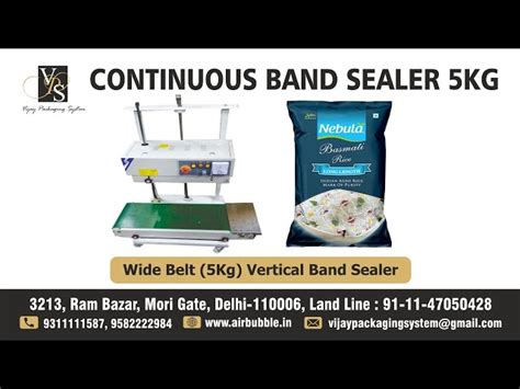 Automatic Pouch Packaging Machines - Vertical Band Sealer VPS-CS-650-SS ...