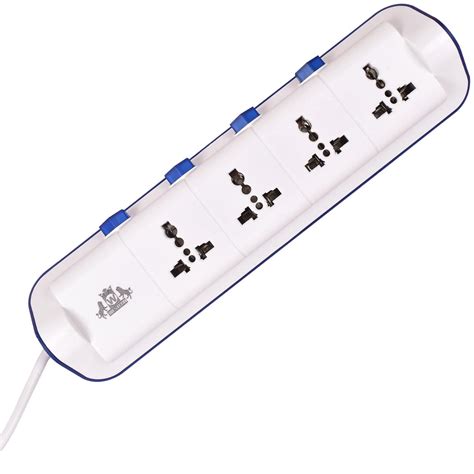 Buy Western Pyramid Power Strip Blue and White Color with Individual ...