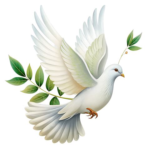Dove With Olive Branch Clip Art