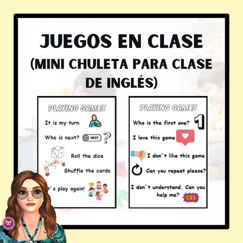 Mini chuletas inglés (juegos) - Aula en Juego