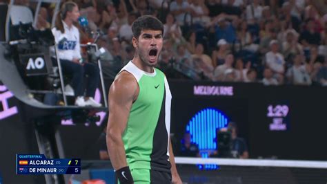 Set Point! Alcaraz Clinches The First Set After A Gruelling Battle ...