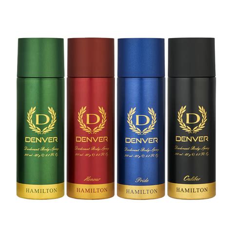 Denver Hamilton, Pride, Honour & Caliber Combo Deo Spray | (800ml, Pack ...