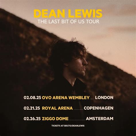 Dean Lewis To Bring The Last Bit Of Us Tour To London's OVO Arena ...