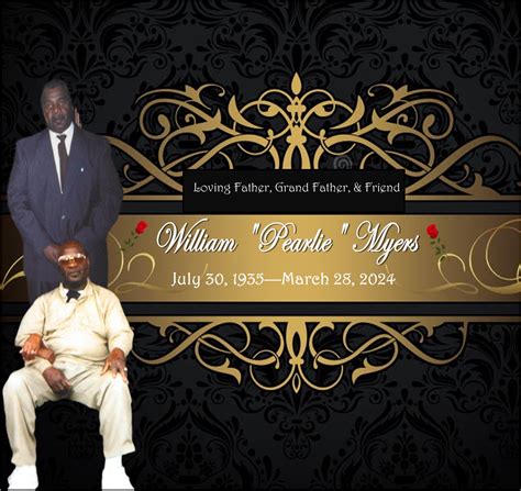 Wilds Funeral Home - WILLIAM MYERS, JR. July 30, 1935 - March 28, 2024 ...