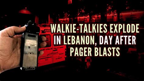 Image result for Exploding Walkie Talkie Pager