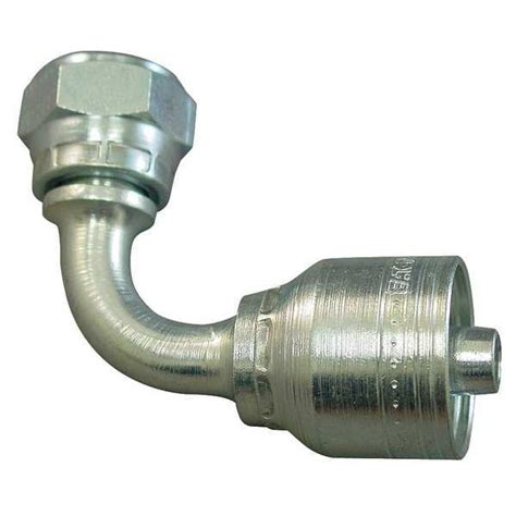 Eaton Aeroquip Hose Fitting, Metric Heavy, 90, 1/4, M18X1.5 1A6DSB4 | Zoro