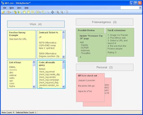 Image result for How to Sort Sticky Notes
