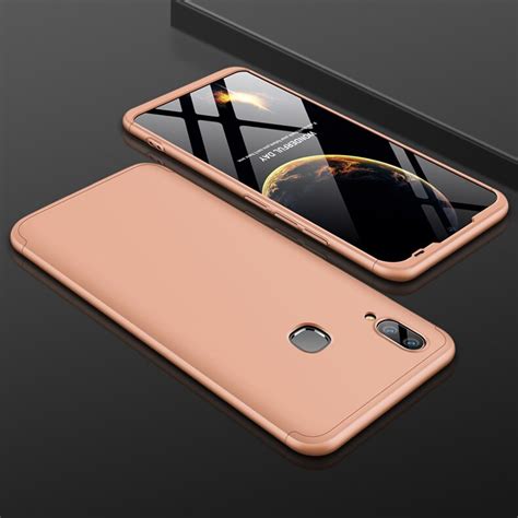 GKK ® Vivo Y91 5-in-1 360 Series PC Case Dual-Colour Finish Ultra-thin ...