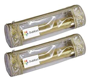 ShubhKraft Plastic Transparent Single Rod Bangle Box | Chudi Organizer ...