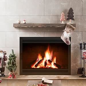 BoscoMondo Rustic Fireplace Mantel Floating Shelf - 72'' X 7'' X 3 ...