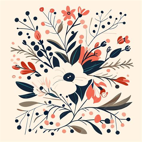 Premium Vector | White canvas beauty vector floral border art