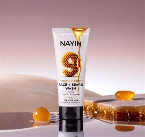 Hydrating Honey Bliss - (2 in 1) Face & Beard Wash for Men (100 g) – NAYIN