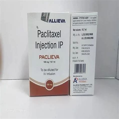 Anti Cancer Injection - Paclieva 100 Mg Injection Trader - Wholesaler ...