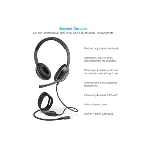 Buy in India Cyber Acoustics AC-5002 Stereo Headset with 3.5mm Plug ...
