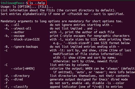 Image result for LS Options Linux