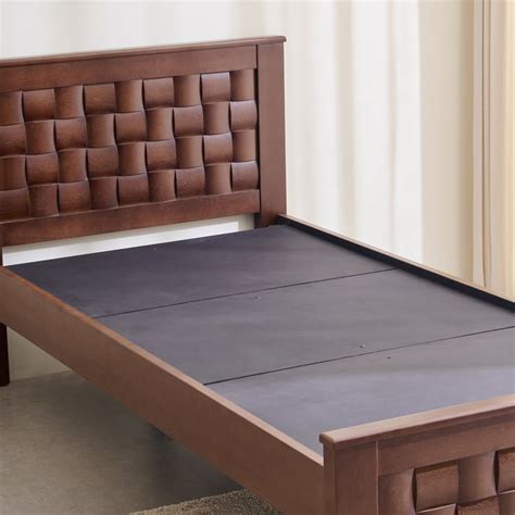 Buy Helios Lisbon Paul Solid Wood Single Bed - Walnut from Helios by ...