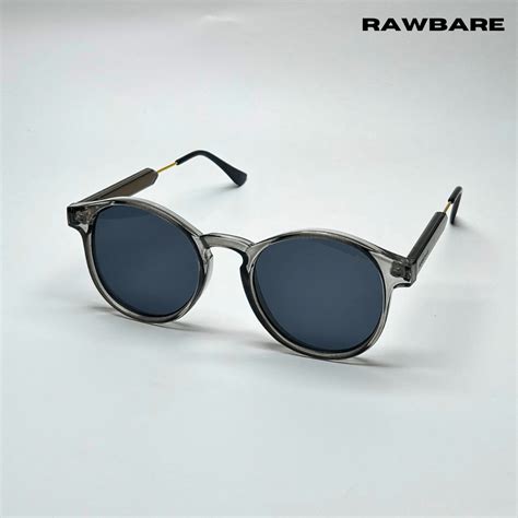 Classic Round - Grey Round Sunglasses - RB2407 - Rawbare — RawBare