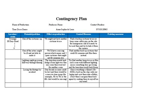 How to Make a Contingency Plan 的图像结果