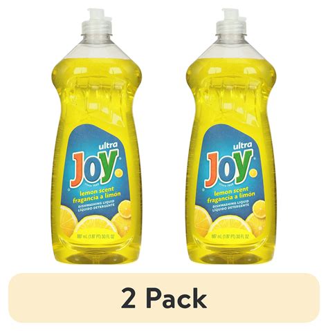 (2 pack) Joy - Ultra Strength Large Dishwashing Soap - Lemon Fresh ...