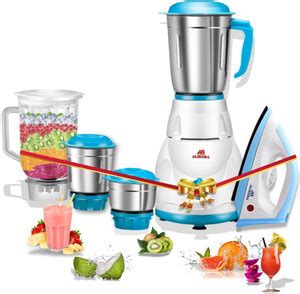 Alibaba Dry Iron (White, Blue) & 550 W Mixer Grinder Price in India ...