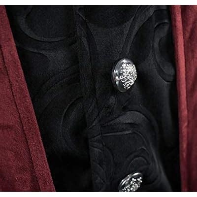 Buy Crubelon Men's Steampunk Vintage Tailcoat Jacket Gothic Victorian ...