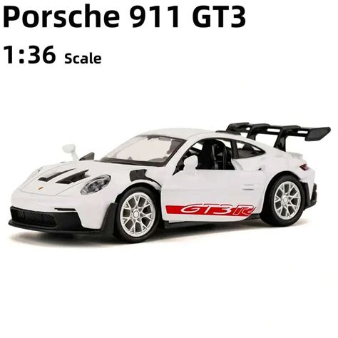 1:36 Scale 911 GT3 RS Die-Cast Miniature Replica, Wind-Powered Pull ...