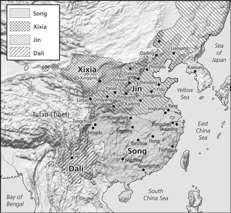 Tang And Song Dynasty Map