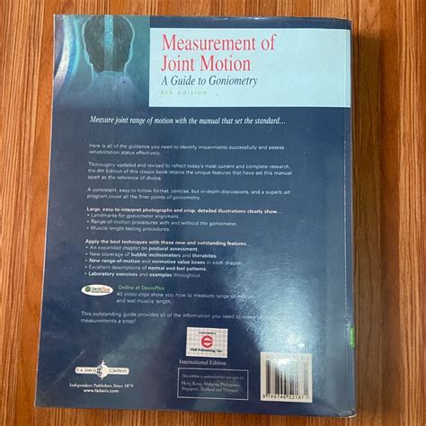 Measurement of Joint Motion: A Guide to Goniometry by Cynthia C. Norkin, Hobbies & Toys, Books ...