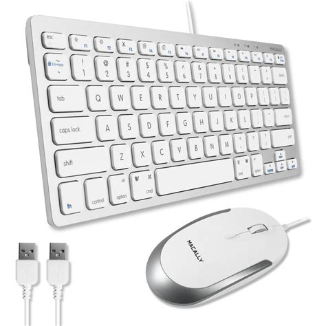 Amazon.in: Buy Macally USB Wired Keyboard and Mouse Combo for Mac and ...