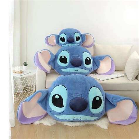 Disney Big Size Lilo&Stitch Double Sided Pillow Cushion Kawaii Cartoon ...