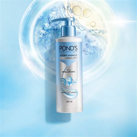 Buy Pond's Hydra Miracle Hyaluronic Gel Body Lotion Protect & Hydrate ...