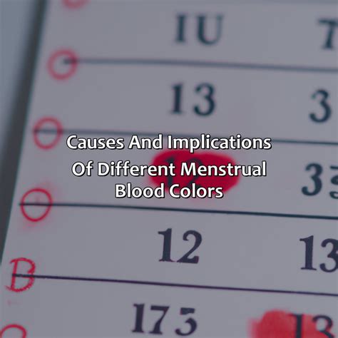 What Does The Color Of Your Period Mean - colorscombo.com