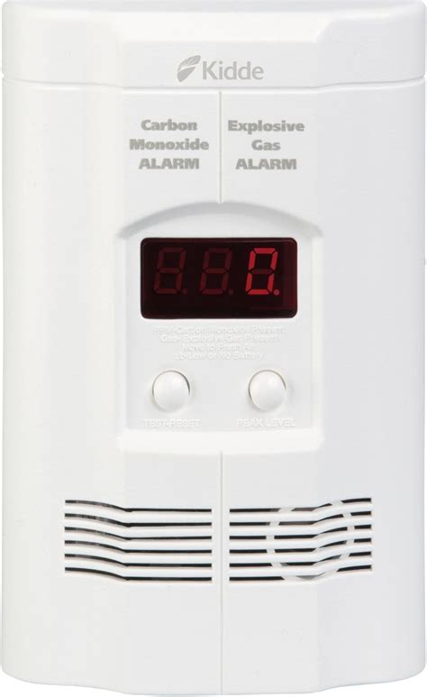 Kidde AC Plug-in Carbon Monoxide and Explosive Gas Detector Alarm ...