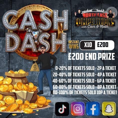 £200 CASH DASH - North East Competitions