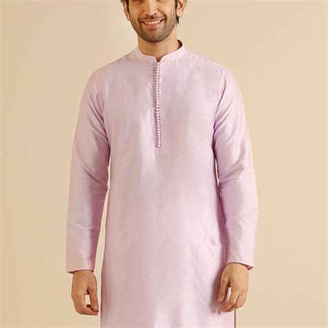 Kisah Men Lavender Kurta (Set of 1)