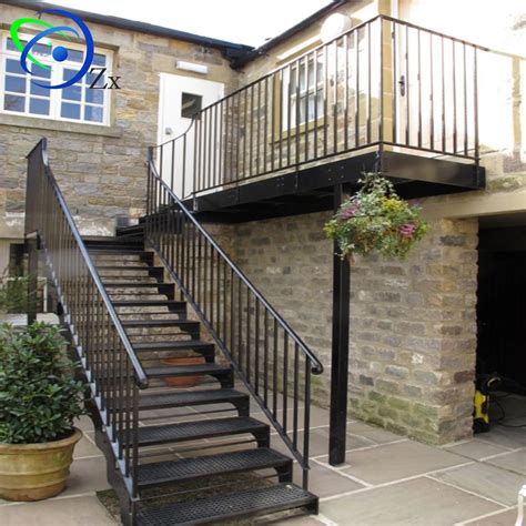 Exterior Steel Handrails - Exterior Railings & Handrails for Stairs ...