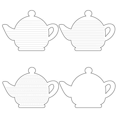 Teapot Printable Template