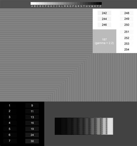 High Resolution Camera Test Charts 的图像结果