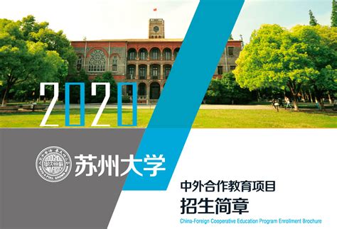 2022年苏州大学中外合作教育项目招生简章