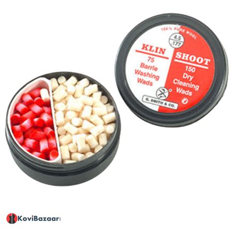 Klin Shoot Airgun Cleaning Wads/Pellets 0.177cal & 0.22cal From G Smit