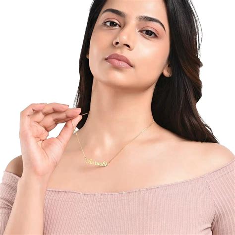 Dainty Name Necklace – Name Strings