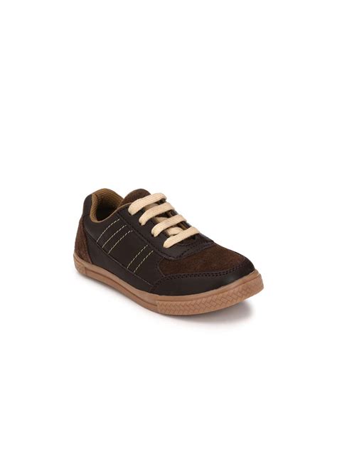 Buy Tuskey Kid's Genuine Leather Breathable Antiskid Casual Sneakers ...